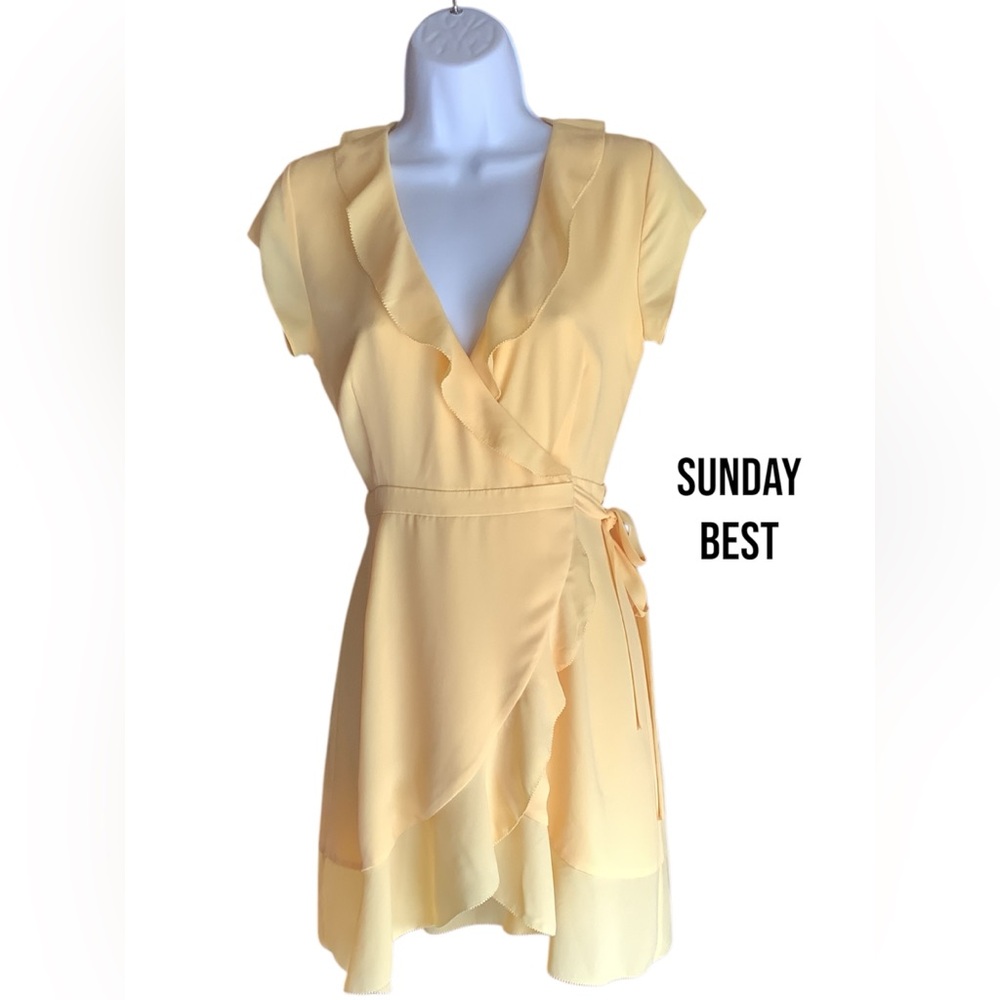 Aritzia Sunday Best Savoy Wrap Sundress